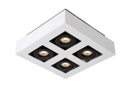 Lucide 'XIRAX' Dimmable Stylish Rotatable Indoor Ceiling Spotlight GU10 in White