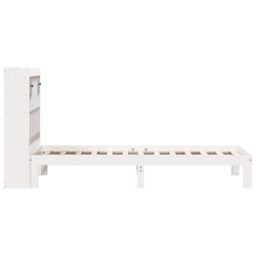 Berkfield Home Bookcase Bed without Mattress White 75x190cm Solid Wood Pine - Size: 75x190 cm - thumbnail 5