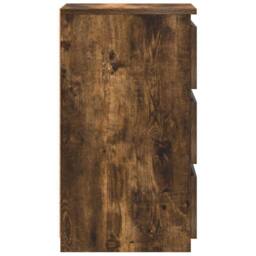Berkfield Home Decorative Bed Cabinets 2 pcs Smoked Oak 40x35x62.5 cm Engineered Wood in Brown - thumbnail 7