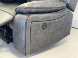 Furniture 786 Nova Electric Recliner 3+2 Seater Sofa Set - Grey - USB - Cupholder - thumbnail 6