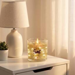Garden Greatness Home Sweet Home LED Gel Candle - Size: 1 Pack - thumbnail 1