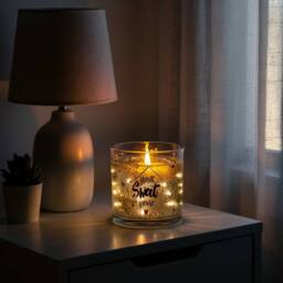 Garden Greatness Home Sweet Home LED Gel Candle - Size: 1 Pack - thumbnail 2