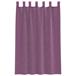 Berkfield Home Voile Curtains with Rod Pockets 2 pcs Purple - thumbnail 4