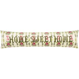 Furn . Feeoni Home Sweet Home Velvet Draught Excluder in Green