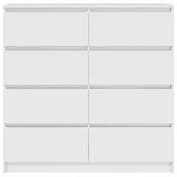 Berkfield Home Sideboard White 100x35x99 cm Engineered Wood - Size: 100 x 35 x 99 cm - thumbnail 6