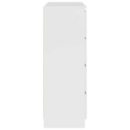 Berkfield Home Sideboard White 100x35x99 cm Engineered Wood - Size: 100 x 35 x 99 cm - thumbnail 7