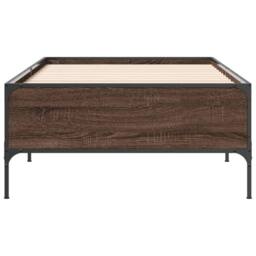 Berkfield Home Durable Bed Frame without Mattress Brown Oak 90x200 cm - thumbnail 4