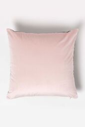 Homescapes Floral Garden Parrot Filled Velvet Cushion 46 x 46 cm in Navy - thumbnail 3