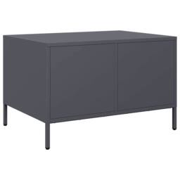 Berkfield Home Sturdy Coffee Table Anthracite 68.5x50x43.5 cm Cold-rolled Steel in Dark Grey - thumbnail 8