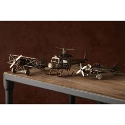 Harvey Makin Ornament - Helicopter in Bronze - thumbnail 5