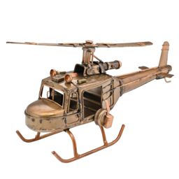Harvey Makin Ornament - Helicopter in Bronze - thumbnail 3