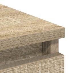 Berkfield Home Sideboard Sonoma Oak 100x35x99 cm Engineered Wood in Brown - Size: 100 x 35 x 99 cm - thumbnail 9