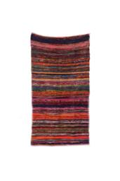 KDMD Red Luxury Rag Rug 150x90cm - Cozy, Vibrant Home Decor - Size: Medium - thumbnail 2