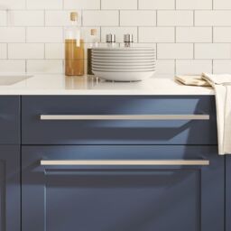 Berkfield Home Cabinet Handles 10 pcs Silver 480 mm Stainless Steel - thumbnail 1