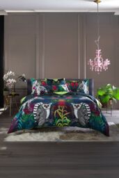 Deyongs Under the Neon Moon Duvet Set, Digitally Printed Cotton - Size: Double - thumbnail 1