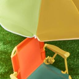 OHS Kids Camping Chair Parasol Set Picnic Outdoor Folding Seat - thumbnail 2