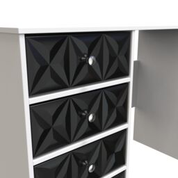 Ready Assembled 2 U Toledo 4 Drawer Vanity (Ready Assembled) in True Black - thumbnail 4