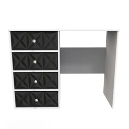 Ready Assembled 2 U Toledo 4 Drawer Vanity (Ready Assembled) in True Black - thumbnail 1