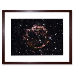 Artery8 Wall Art Print Hubble Space Astronomy Supernova Remnant Cassiopeia March 2004 Composite Structure Star Fragments Youngest Stellar Explosion - thumbnail 1