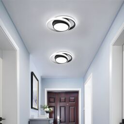 Pheashine Modern Round Ceiling Light, 36W, Black+White, 3000K/6500K, 27cm, Indoor in Black - thumbnail 7