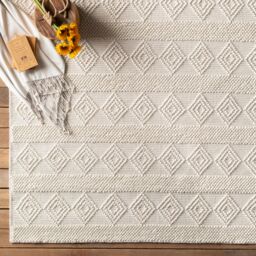 Livabliss Hygge Hand Woven Wool Cottage Rug in Off-White - Size: 150 cm x 230 cm - thumbnail 8