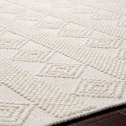 Livabliss Hygge Hand Woven Wool Cottage Rug in Off-White - Size: 150 cm x 230 cm - thumbnail 3