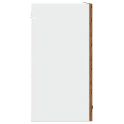 Berkfield Home Kitchen Wall Cabinet with Glass Door Old Wood 60x31x60 cm in Brown - Size: 60 x 31 x 60 cm - thumbnail 5