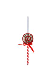VFM e-Store Christmas Decoration Mini Candy Cane Lollipops X 2 24. 5cm Red, White in Red - thumbnail 1