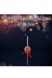 VFM e-Store Christmas Decoration Mini Candy Cane Lollipops X 2 24. 5cm Red, White in Red - thumbnail 3
