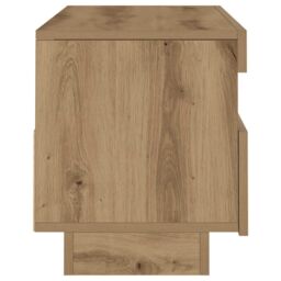 Berkfield Home TV Cabinet with LED Lights Artisian Oak 100x35x40 cm Engineered Wood - Size: 100 x 35 x 40 cm - thumbnail 8