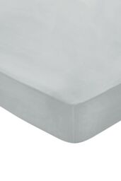 1951 'Luxury 300 Thread Count' Egyptian Cotton Fitted Sheet in Silver - Size: Super King Fitted - thumbnail 1