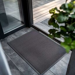 Nicoman Anti-Slip Dirt Trapping Dark Grey Meshmat Entrance Doormat - Size: 40 cm x 60 cm - thumbnail 1