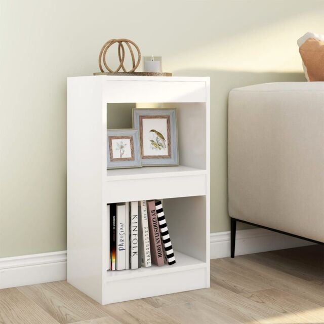 Berkfield Home Book Cabinet/Room Divider White 40x30x72 cm - Size: 40 x 30 x 72 cm - image 1