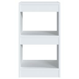 Berkfield Home Book Cabinet/Room Divider White 40x30x72 cm - Size: 40 x 30 x 72 cm - thumbnail 3