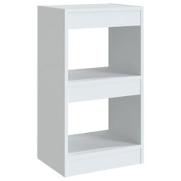 Berkfield Home Book Cabinet/Room Divider White 40x30x72 cm - Size: 40 x 30 x 72 cm - thumbnail 2
