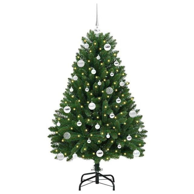 Berkfield Home Elegant Artificial Christmas Tree with Stand Green 150 cm PVC and - image 1