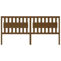 Berkfield Home Beautiful Bed Headboard Honey Brown 205.5x4x100 cm Solid Wood Pine - thumbnail 1