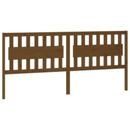 Berkfield Home Beautiful Bed Headboard Honey Brown 205.5x4x100 cm Solid Wood Pine - thumbnail 3