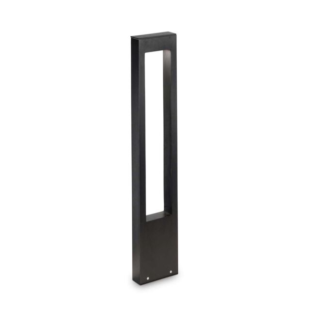 Netlighting Vega 1 Light Outdoor Bollard Black IP44 G9 - image 1
