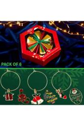 kreativekraft Christmas Cracker Glass Decoration Pack of 6 - Size: 6 Pack - thumbnail 5