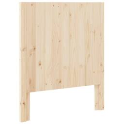 Berkfield Home Headboard 80x104 cm Solid Wood Pine in Natural - thumbnail 5