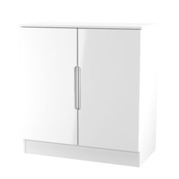 Ready Assembled 2 U Lucca 2 Door Cabinet (Ready Assembled) in White - Size: Medium - thumbnail 4
