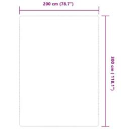 Berkfield Home Area Rug Jute with Latex Backing 200x300 cm in Brown - Size: 100 cm diameter - thumbnail 5