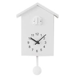 KORVIXA Wall Clock Modern Bird Cuckoo Quartz Clock in White - Size: 100 cm - thumbnail 5