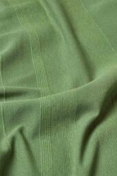 Homescapes Cotton Rajput Ribbed Throw in Dark Olive - Size: 225 cm x 255 cm - thumbnail 4