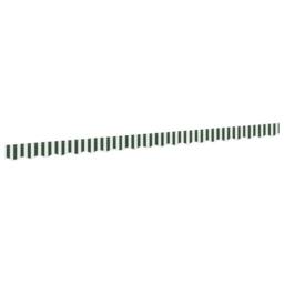 Berkfield Home Awning Valance for 4.5 m Frame Green & White 4.3x0.2 m - thumbnail 2