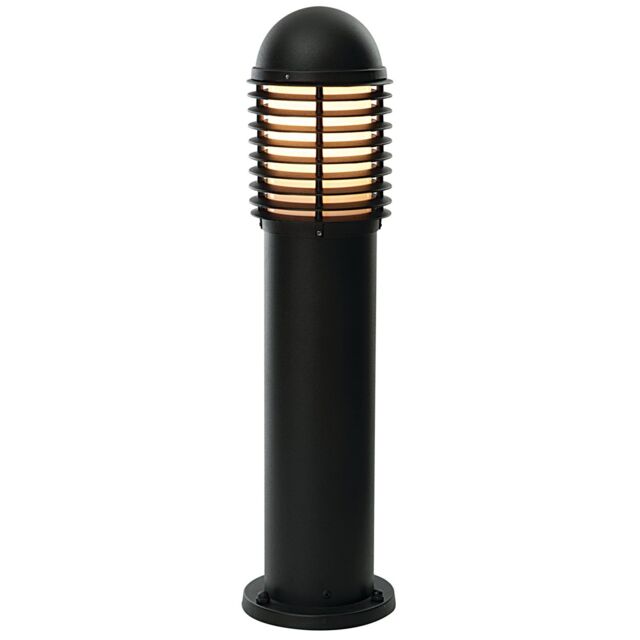 Loops Outdoor IP44 Bollard Light Matt Black 650mm Lamp Post Garden Driveway Patio - image 1