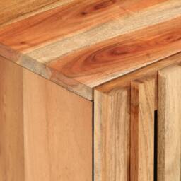 Berkfield Home Bedside Cabinets 2 pcs 40x34x46 cm Solid Wood Acacia in Brown - Size: 40 x 34 x 46 cm - thumbnail 7