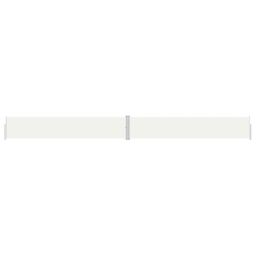 Berkfield Home Retractable Side Awning Cream 117x1200 cm in Beige - thumbnail 2