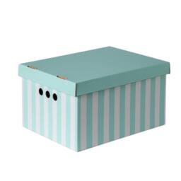 NESTLUNE 2pc Decorative Storage Boxes Home Office Box in Green - thumbnail 6